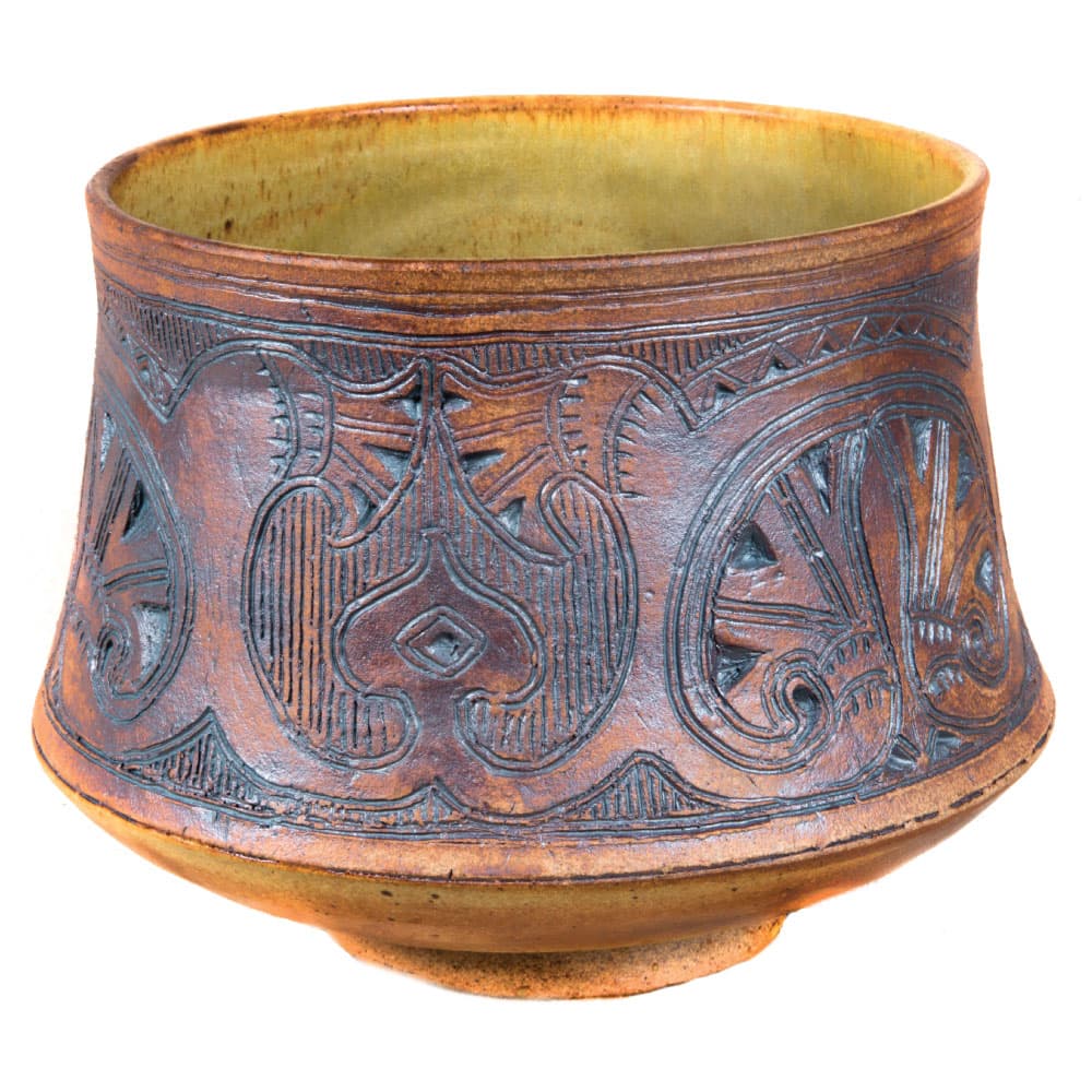 Scandinavian influenced pottery by Gene and Lucy Tokheim.